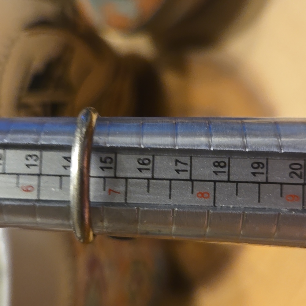 Sterling Silver Ring Featuring A Leaf Design With… - image 7